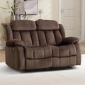 EBELLO Reclining Loveseat, Classic and 2 Seat Recliner Couch by EBELLO