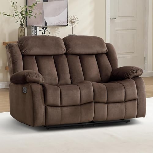 EBELLO Reclining Loveseat, Classic and 2 Seat Recliner Couch by EBELLO