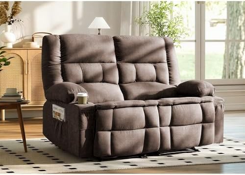 Loveseat Recliner Sofa, Wall Hugger Reclining Loveseat by Unknown