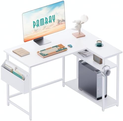 Pamray 40 Inch L Shaped Computer Desk by PAMRAY