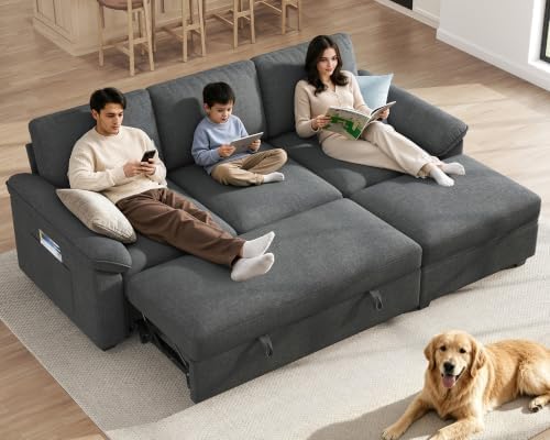 VanAcc 81" Sofa Bed, Sleeper Sofa - Image 2