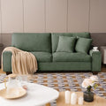 DOPEDIO 88.58" Chenille Loveseat Sofa, Modern Couch by DOPEDIO