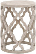 Starlight Canyon Home Gray End Table, Reclaimed Elm Wood by StarlightCanyonHome