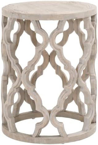 Starlight Canyon Home Gray End Table, Reclaimed Elm Wood by StarlightCanyonHome