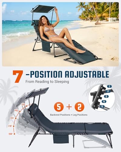 KingCamp 400LBS Lounge Chair - Image 6