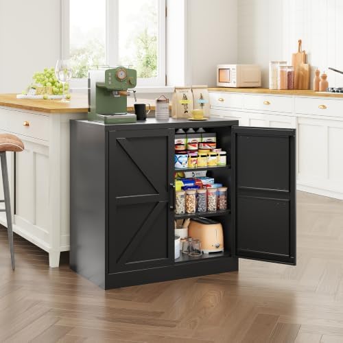 Letaya 36" Metal Storage Cabinet, Office/Bathroom - Image 7