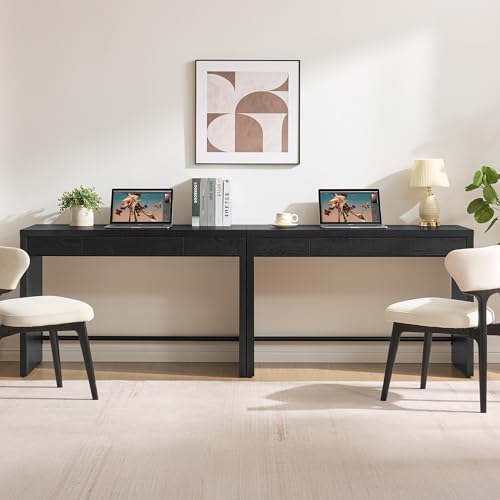 SICOTAS Computer Desk Writing Table, 47-Inch Wooden Study Desk - Image 3