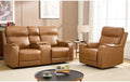 CANMOV Genuine Leather Power Recliner Sofa Set by CANMOV