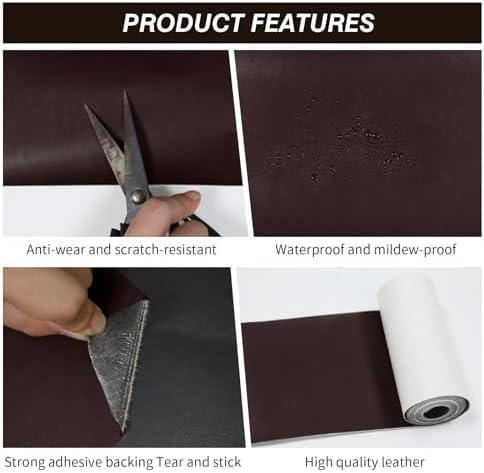 BSZHTECH Leather Repair Tape Self-Adhesive Leather Repair Patch - Image 5