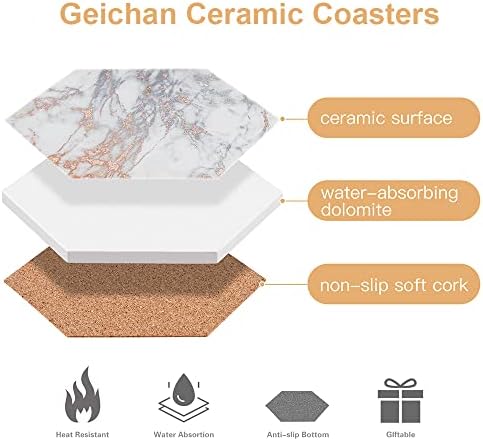 Marble Coasters, Coffee Bar Decor - Image 3
