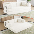 79" Memory Foam Sofa Bed, High Backrest Convertible Futon Boneless Couch by KSTNLUXQ