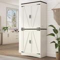chartustriable 71in Farmhouse Kitchen Pantry Cabinet, Tall Storage Cabinet by chartustriable