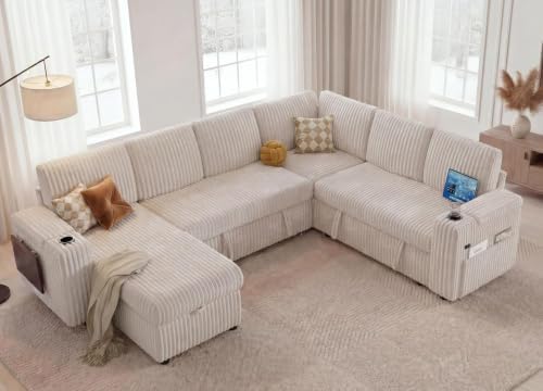 WEUP 111" Modular Sectional Sleeper Sofa - Image 2