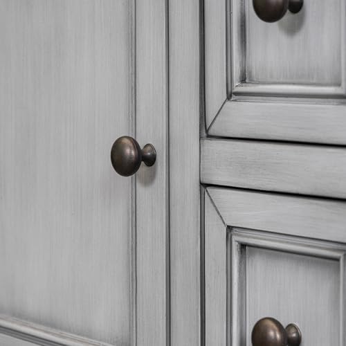 LKTART 44.5" Solid Wood Sideboard Buffet Cabinet, Entryway Console Table - Image 7