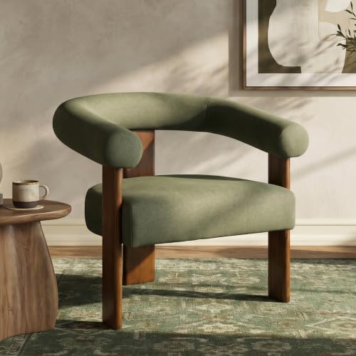 VKNOW Barrel Accent Chair, Vanity Chair by VKNOW