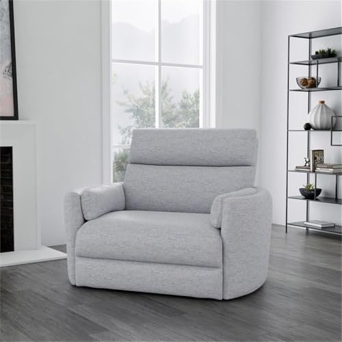 Pemberly Row XL Extra Wide Power Glider Recliner in Mineral - Image 2