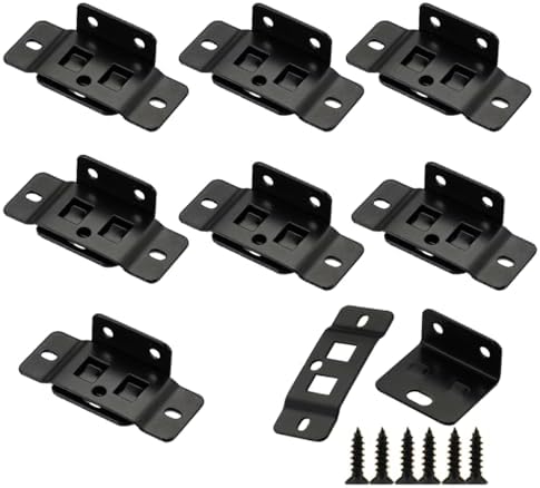10 Pack Quick Fitting Furniture Joint Bracket, Duty Corner Brace Joint Right by Teadokly