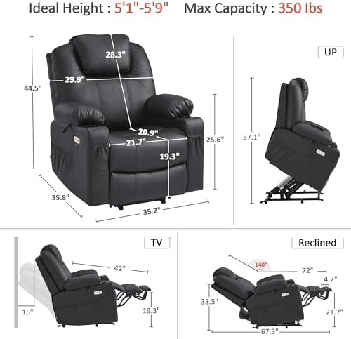 MCombo Power Lift Recliner Chair - Image 3