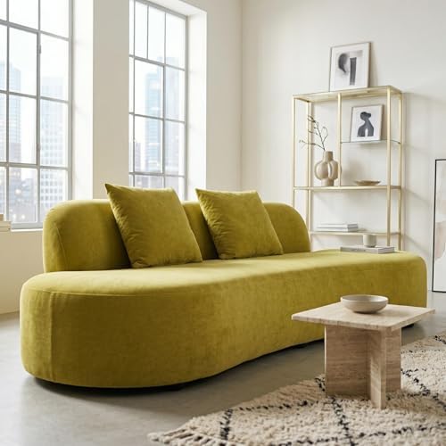 Container Furniture Direct 90" Curved Sofa - Image 3