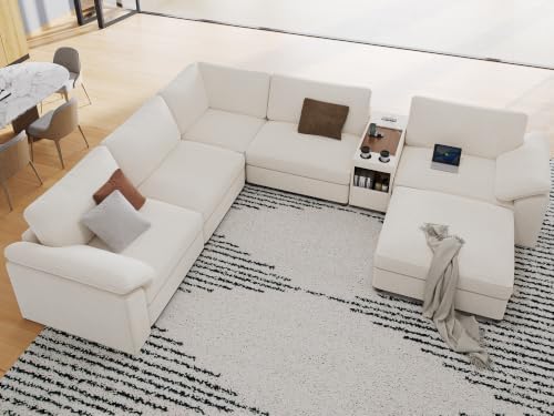 EASE MOOSE L Shape Sectional Modular Sofa, Oversized Modular Cloud Sofa - Image 3