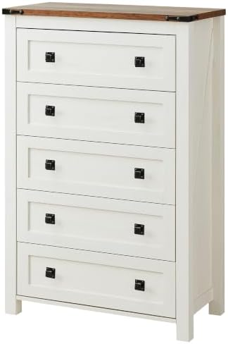 RedLemon Farmhouse 48" 5-Drawer Dresser - Image 6