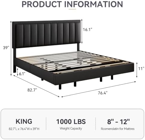 IMMERSTABLE King Size Floating Bed Frame - Image 2