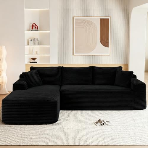95" Boneless Cloud Sectional Couches by Flyida