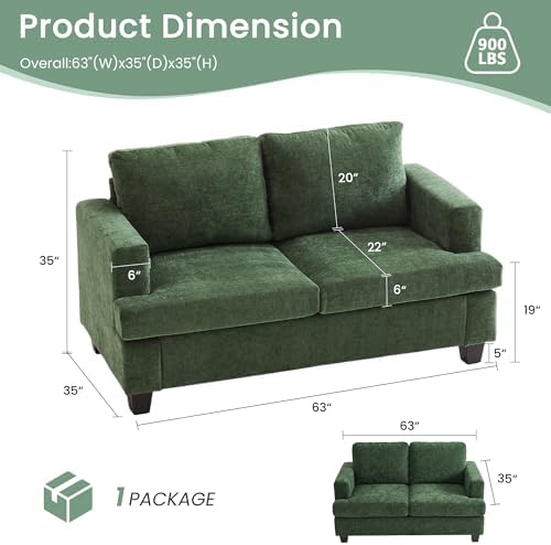 Fiona's magic Loveseat Sofa Couch - Image 2