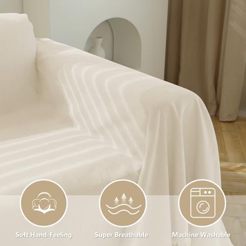 MEETSKY Sofa Cover Cushion Couch Cover Chenille Sofa Cover L Shape Sectional - Image 5