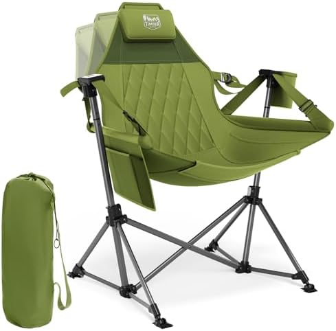 TIMBER RIDGE Hammock Camping Chair, Oversized Swinging Chair, 400lbs Load by TIMBERRIDGE