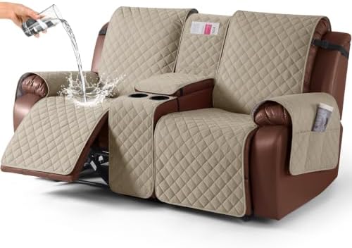 KinCam 100% Waterproof Loveseat Recliner Cover by KinCam