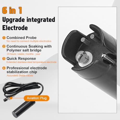 YINMIK pH EC Monitor for Water Hydroponics, WiFi pH ppm Tester for Nutrients - Image 5