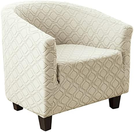 MIFXIN Tub Chair Slipcover 1 Piece Stretch Club Chair Cover Spandex Elastic by MIFXIN