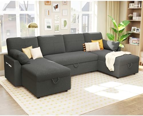 PaPaJet 110" Sleeper Sofa, Pull Out Couch - Image 3