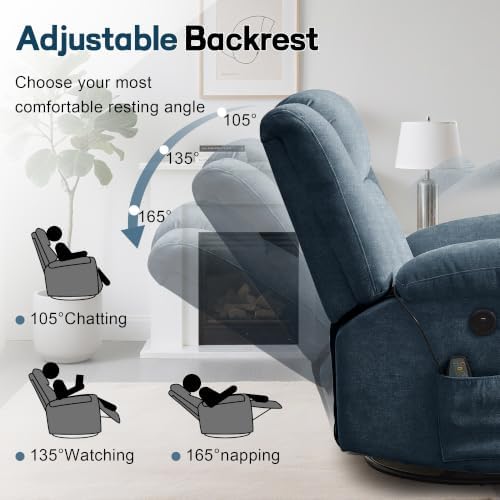 Korser Rocker Recliner, Glider Recliner Chairs - Image 3