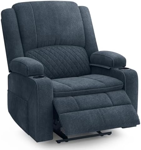 Oversized Manual Recliner Chair, 3X Reclining Sofa Chairs by MOSGAT
