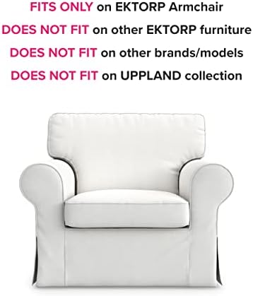 MASTERS OF COVERS Ektorp Armchair Cover - Image 2