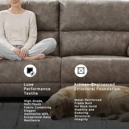 Signature Design by Ashley Manual Reclining Sofa - Image 7