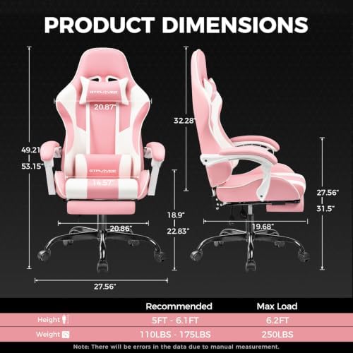 GTPLAYER Gaming Chair, Computer Chair - Image 3