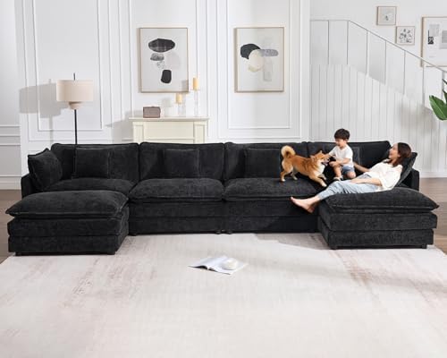 GNIXUU 146“ Oversized Modular Sectional Sofa Cloud Couch - Image 3