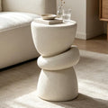 WILLIAMSPACE 16.14" Faux Marble Sculptural Side Table by fromNewJersey