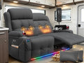 Reclining Loveseat Sofa, RV Loveseats Recliner Sofas Wall Hugger, Double by BuiltfortheRVLife