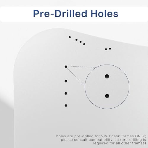 VIVO White 63 x 32 inch Table Top, DESK-TOP1W - Image 4