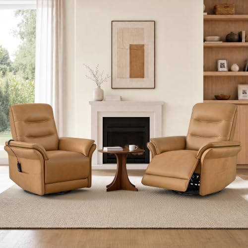 KISLOT Swivel Power Recliner Chair, Hand Remote - Image 3
