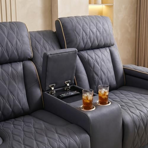 Leather Reclining Living Room Set, Leather Reclining Couch Set - Image 4