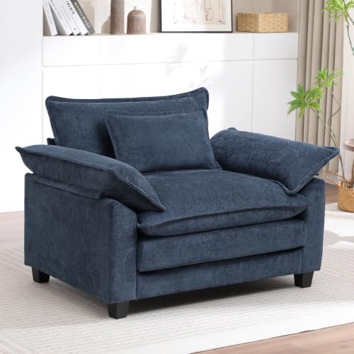Oversized Accent Chair, Modern Upholstered Armchair Cloud Sofa Chair by choairy