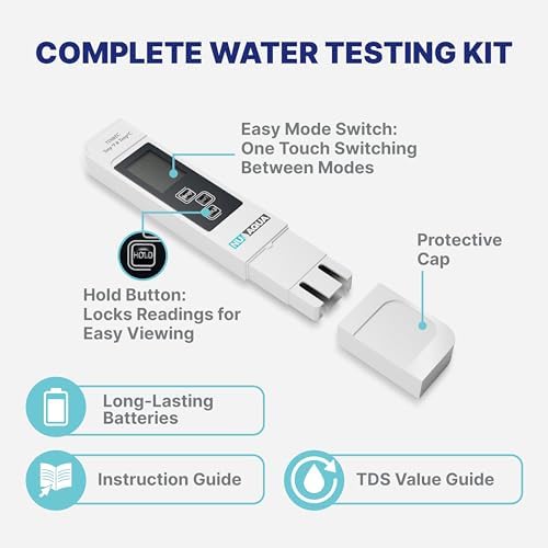 NU Aqua Digital Water Tester for Drinking Water Instant 4-in-1 TDS Testing - Image 5