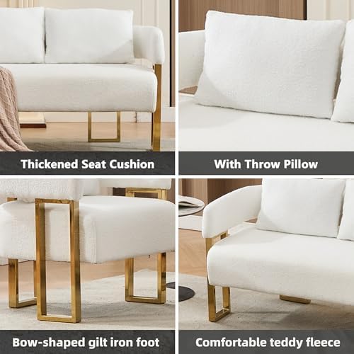 YISHENG Loveseat Sofa and 2 Accent Chairs, Comfy 3 Piece Sofa Couch - Image 6