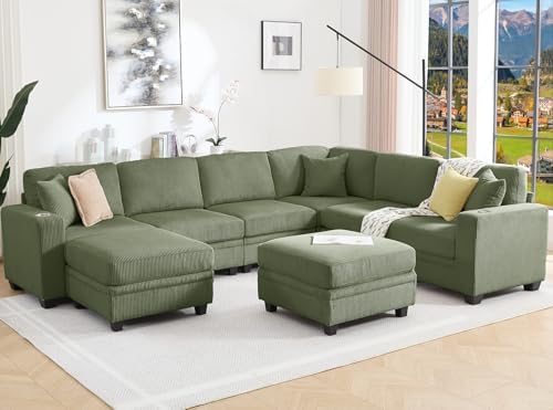 127" Modular Sectional Couch by Enjoyacomfortablehomelife