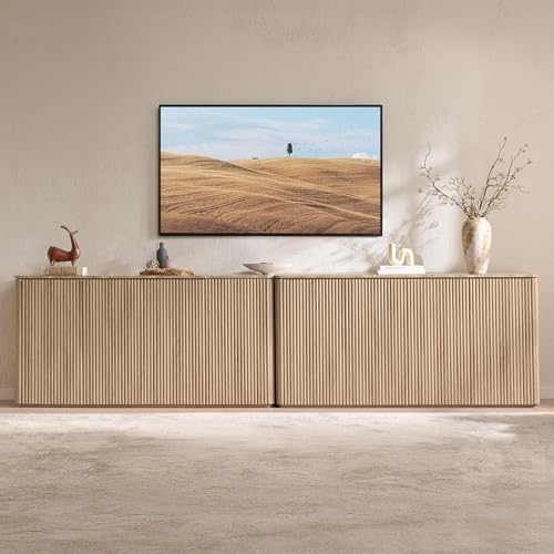 64" Fluted Sideboard Cabinet by DelArk